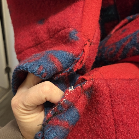 Vintage 100% Wool Scandi Boho Western Jacket | Handmade in Canada - Picture 7 of 11